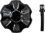 Moose Racing Aluminium Fuel Cap For Gas Gas MC125 2021-2023 - Black Silver