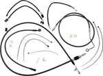 Magnum Shielding  Pearl Designer Handlebar Cable Install Kit For Harley Davidson FLTRK 1868 2021-2024 38 - 43cm (15" - 17") - Black