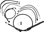 Burly Jail Bar Cable Kit For Harley Davidson FXFB 1750 2018-2019 30.5cm (12") - Black