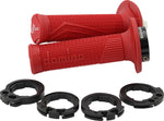 Domino D100 D-Lock Double Cable Grips - Red
