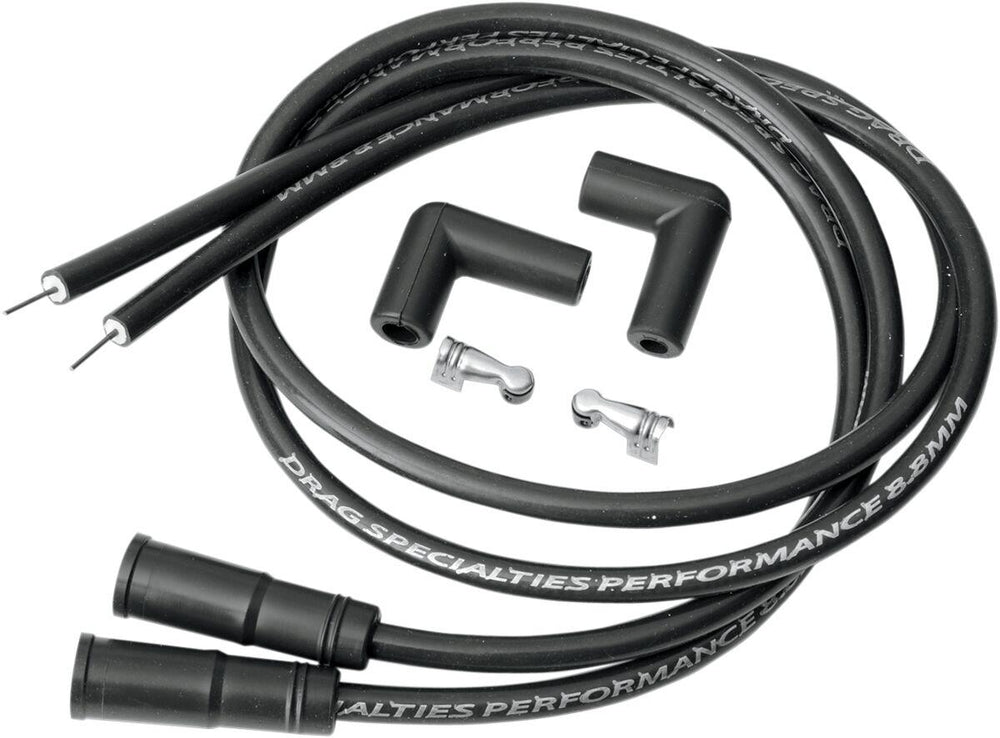 Drag Specialties 8.8mm Spark Plug Wire For Harley Davidson FLD 1690 2012-2013 - Black
