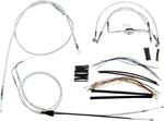 Magnum Shielding Sterling Chromite II Designer Handlebar Cable Install Kit For Harley Davidson FLHR 1584 2007 38 - 43cm (15" - 17") - Chrome Clear-Coated
