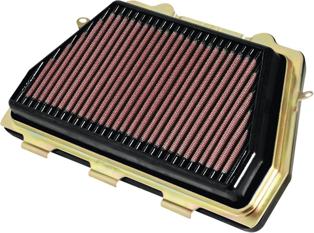 K&N High Flow Air Filter For Honda CBR 1000 RR 2008-2016 - Black Gold Red