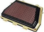 K&N High Flow Air Filter For Honda CBR 1000 RR 2008-2016 - Black Gold Red