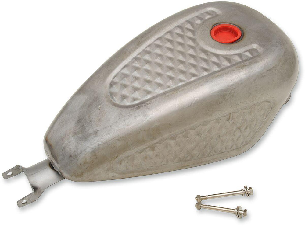 Drag Specialties Diamond Gas Tank For Harley Davidson XL 1200 C 2004-2006 - Raw
