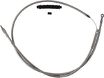 Barnett Stainless Steel Clutch Cable For Harley Davidson FLHR 1750 2021-2022 +20.3 cm (8") - Silver