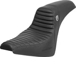 Saddlemen Pro Series SDC Performance Black Gripper Lumbar Grip Seat For Harley Davidson FXBB 1750 2018-2020 - Black