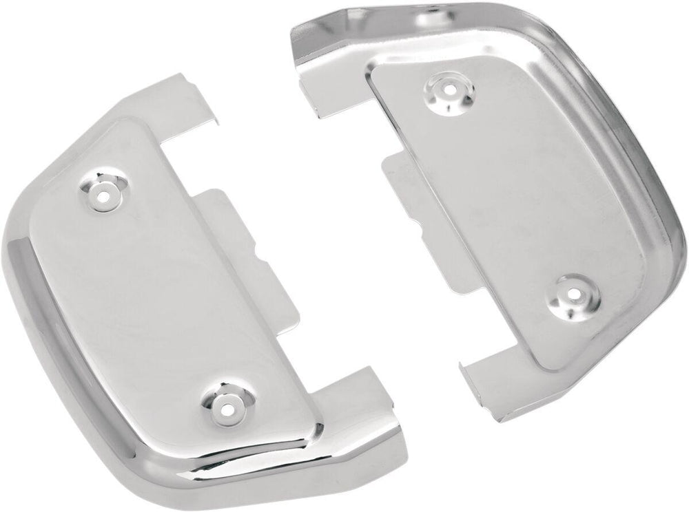 Drag Specialties Passenger Floorboard Covers For Harley Davidson FLDE 1750 2018-2020 - Chrome