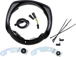 Ciro Fang Headlight Bezels For Harley Davidson FLH 1868 ABS 2021 Black Clear
