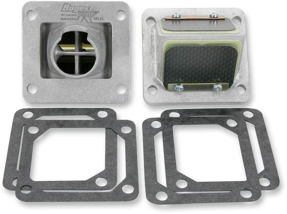 Boyesen Rad Valve Reed Cage Assembly For Yamaha YFZ350 1987-2006 - Black/Silver