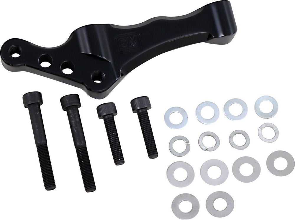 Speed Merchant Radial Front Brake Caliper Mounts For Harley Davidson FLD 1690 2012-2013 Left - Black