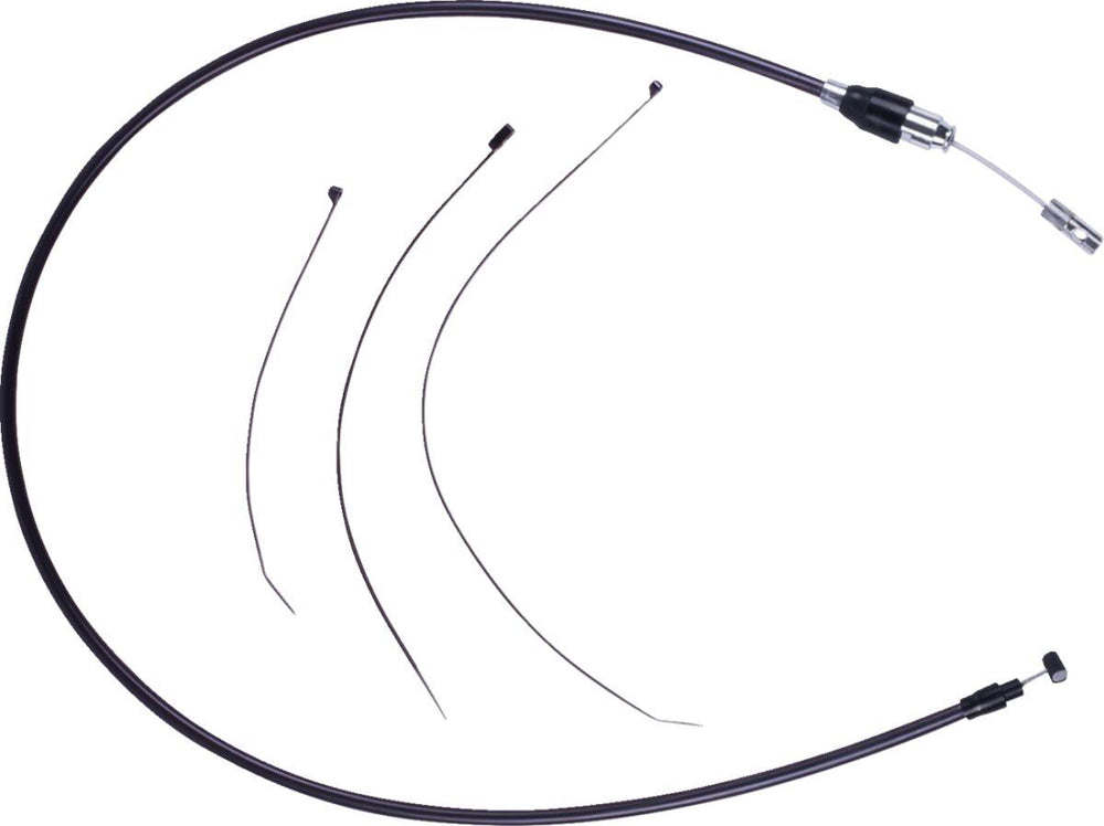 Drag Specialties Quick Connect Clutch Cable For Harley Davidson FLHX 1923 2024 137 cm (54") - Black Chrome