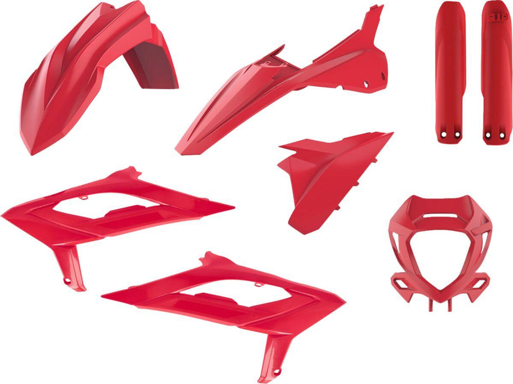 Polisport Plastics Kit For Sherco For Beta RR 125 2023-2024 - Red