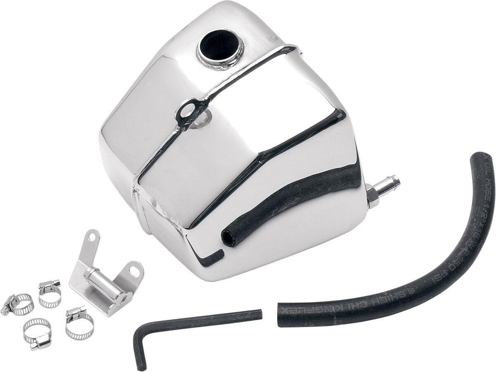 Drag Specialties FXR Oil Tank For Harley Davidson FXLR 1340 1993-1994 - Chrome