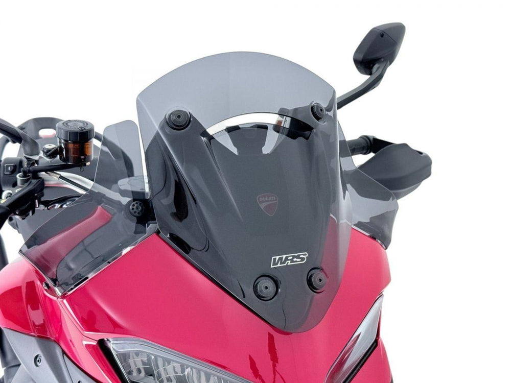 WRS Windscreen For Ducati MultiStrada V2 900 ABS 2025-2026 36.5 cm (14-3/8") - Dark Smoke