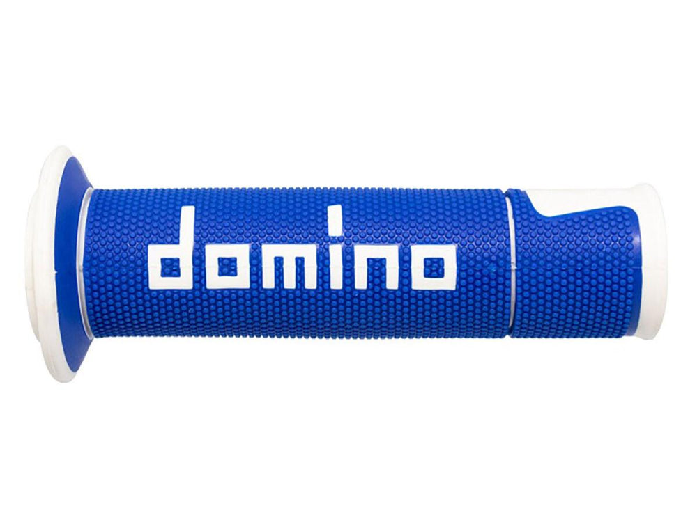 Domino A450 Road/Race Grips - Blue/White