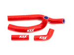 KSX Radiator Hose Kit For Honda CRF450R 2021-2022 - Red