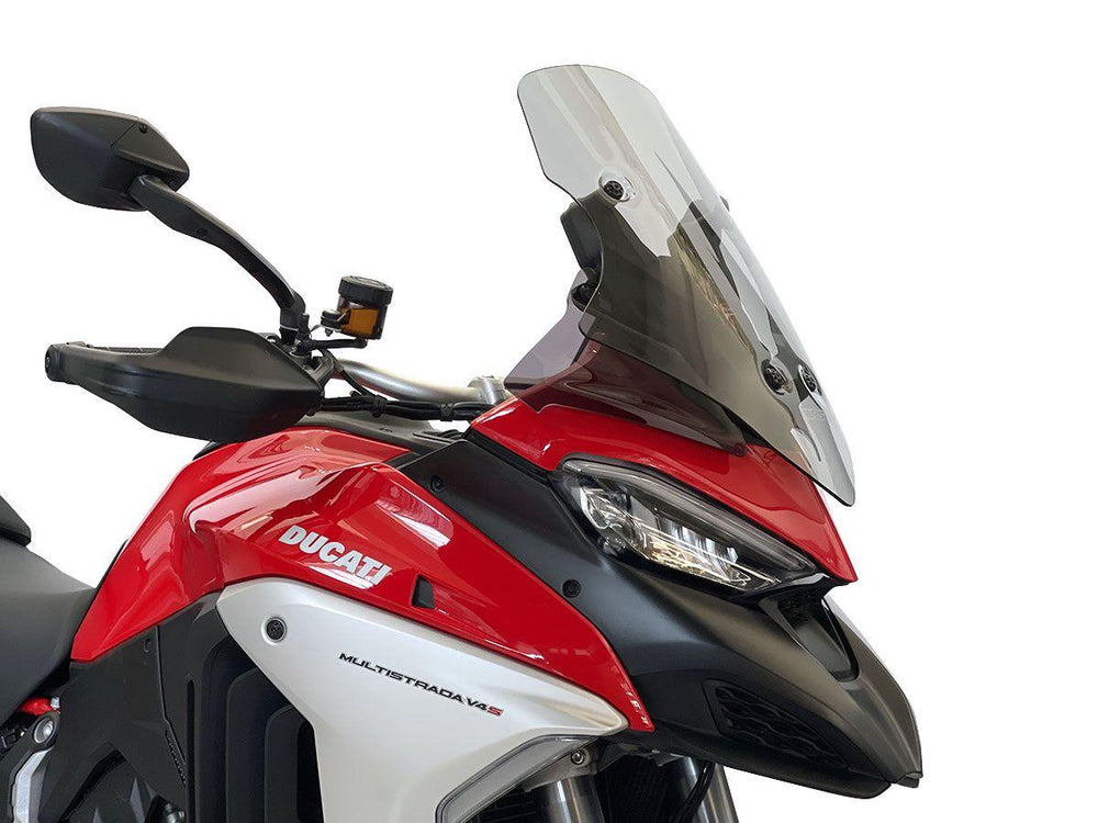WRS Windscreen For Ducati MultiStrada V4 1200 ABS 2021-2024 52 cm (20-1/2") - Smoke