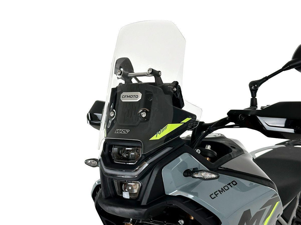 WRS Windscreen Touring CF Moto For CF Moto MT 450 ABS 2024-2026 36 cm (14-1/4") - Clear