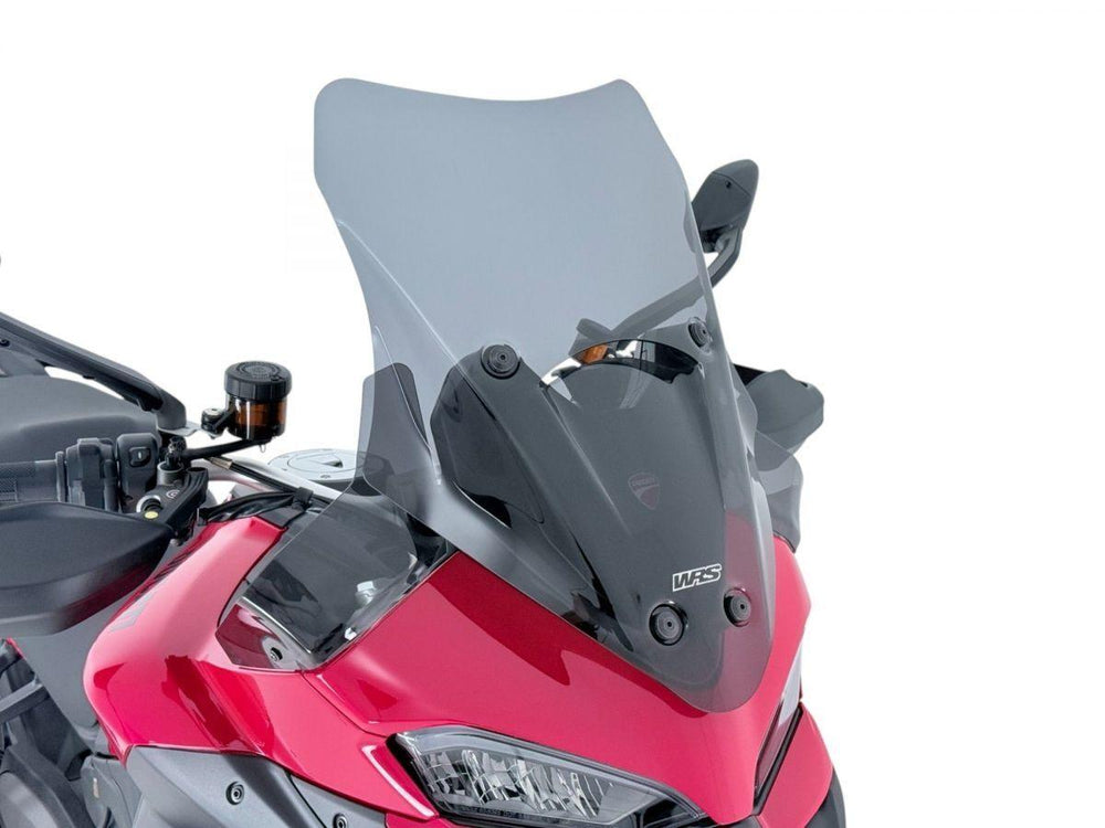 WRS Windscreen For Ducati MultiStrada V2 900 ABS 2025-2026 51.5 cm (20-1/4") - Dark Smoke