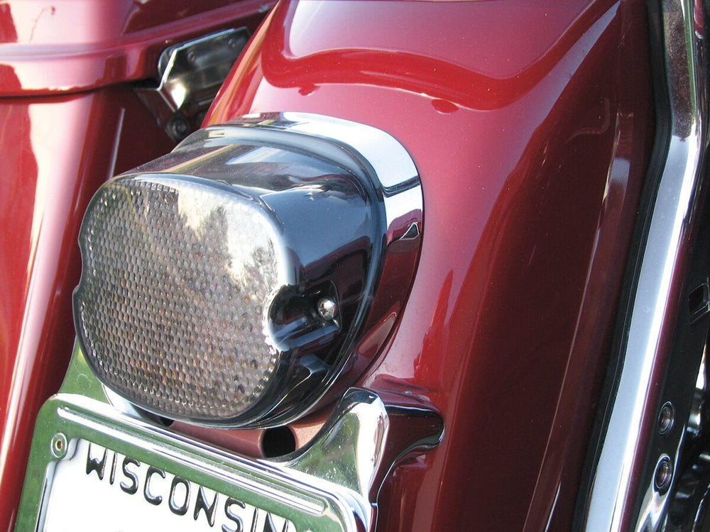 Drag Specialties LED Low-Profile Taillight For Harley Davidson FLHR 1450 1999-2003 Rear Smoke