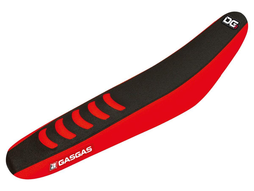 Blackbird Double Grip 3 Seat Cover For Gas Gas EC125 2025 - Black/Red