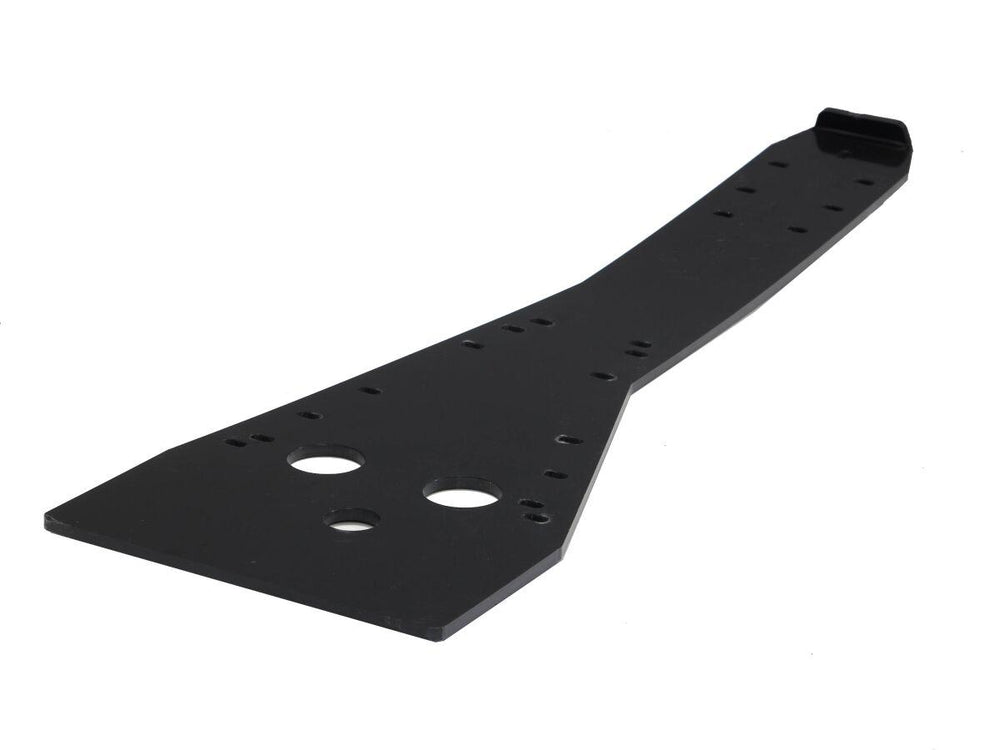 AXP Central Skid Plate For Yamaha YFZ350 1999-2012 - Black/Blue
