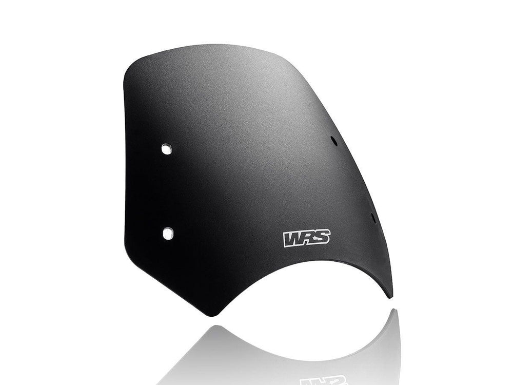 WRS Windscreen For Benelli Leoncino 500 ABS 2017-2023 19 cm (7-1/2") - Black
