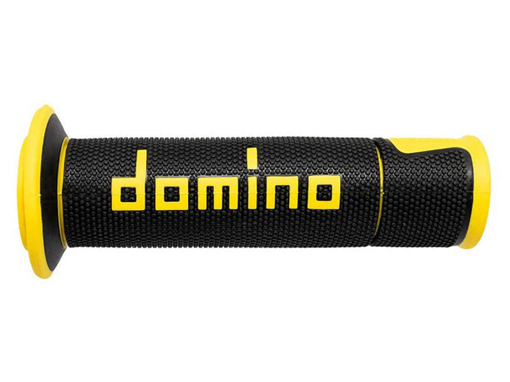 Domino A450 Road/Race Grips - Black/Yellow