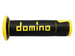 Domino A450 Road/Race Grips - Black/Yellow