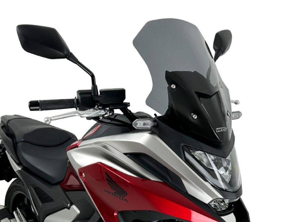 WRS Windscreen For Honda NC 750 X ABS 2021-2024 45 cm (17-3/4") - Dark Smoke