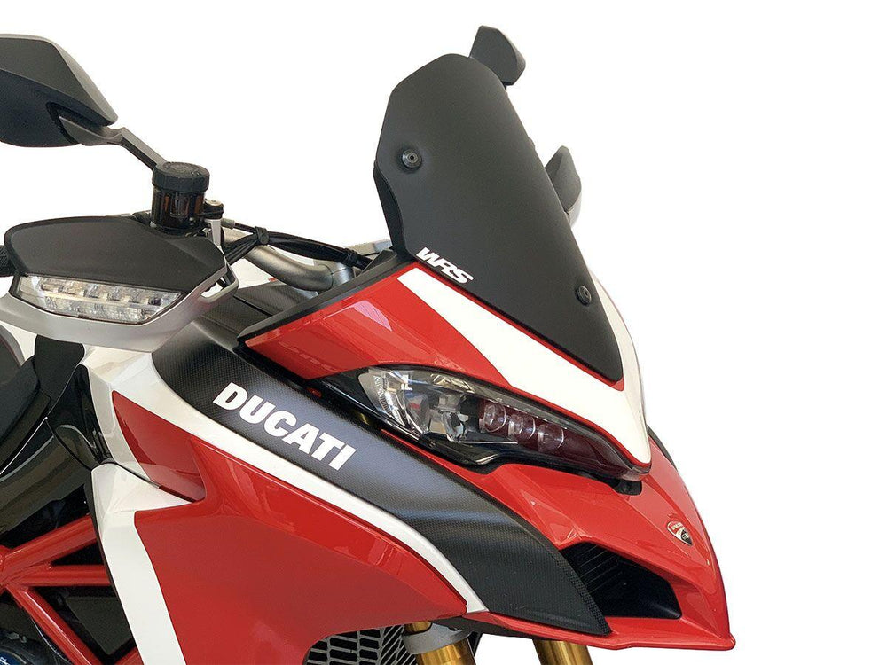 WRS Windscreen For Ducati MultiStrada 1200 ABS 2015-2017 38 cm (15") - Black