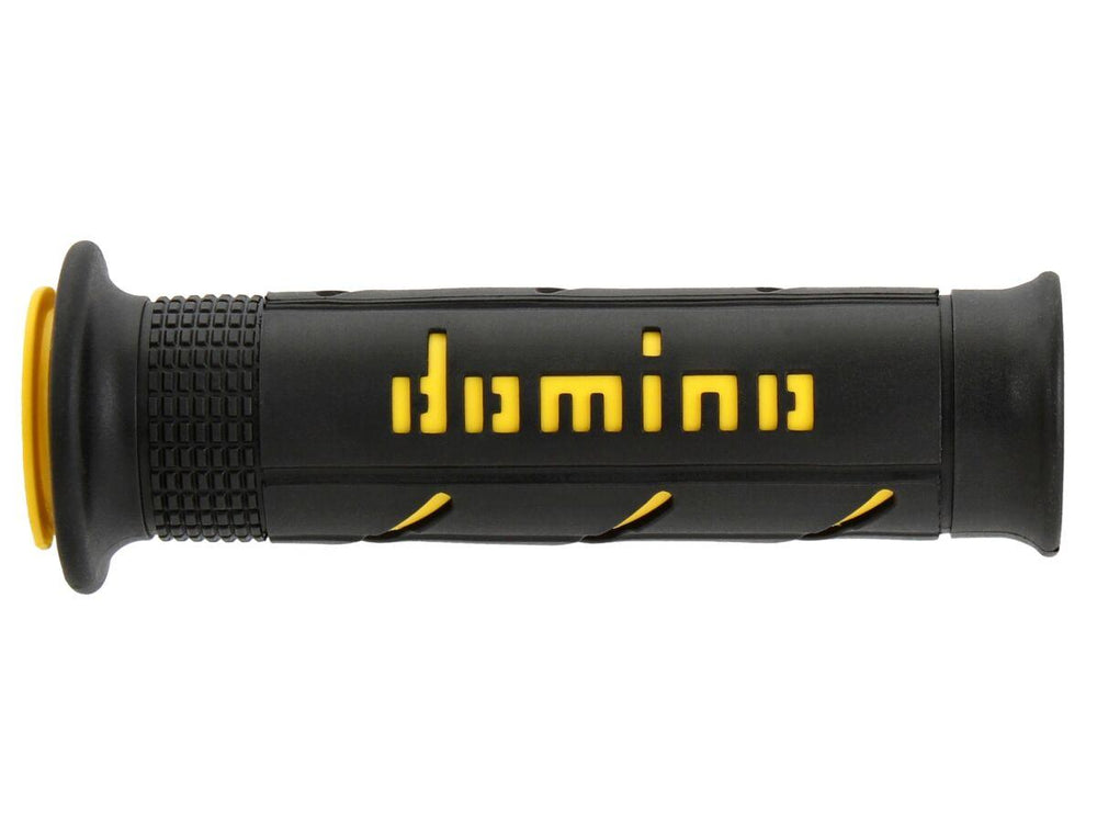 Domino A250 Road Grips - Black/Yellow