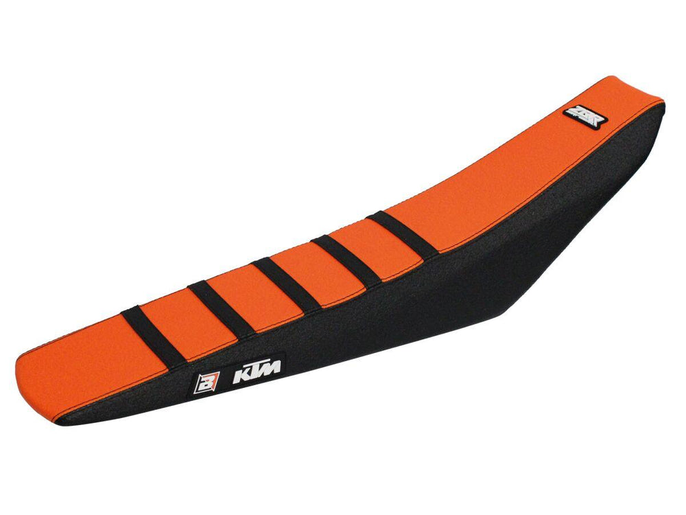 Blackbird Zebra Seat Cover For KTM EXC150 TBI 2024-2025 - Black/Orange