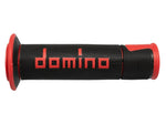 Domino A450 Road/Race Grips - Black/Red