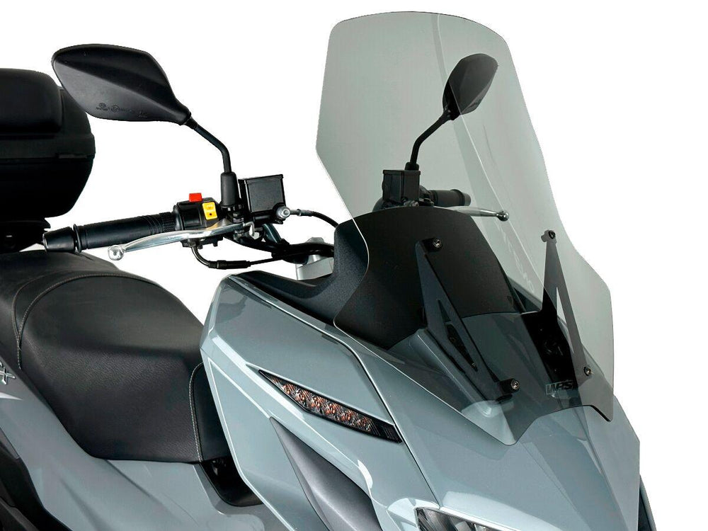 WRS Windscreen For Sym Jet X 125 ABS 2021-2023 52 cm (20-1/2") - Smoke