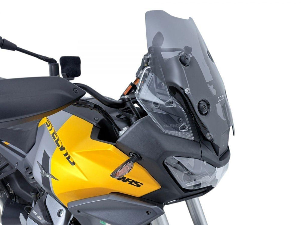 WRS Windscreen For Moto Guzzi Stelvio 1000 ABS 2024-2025 - Dark Smoke