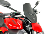 WRS Windscreen For Ducati Diavel V4 1200 ABS 2023-2025 33.5 cm (13-1/4") - Black
