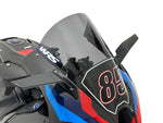 WRS Windscreen For BMW M 1000 RR ABS 2023-2024 21.5 cm (8-1/2") - Dark Smoke