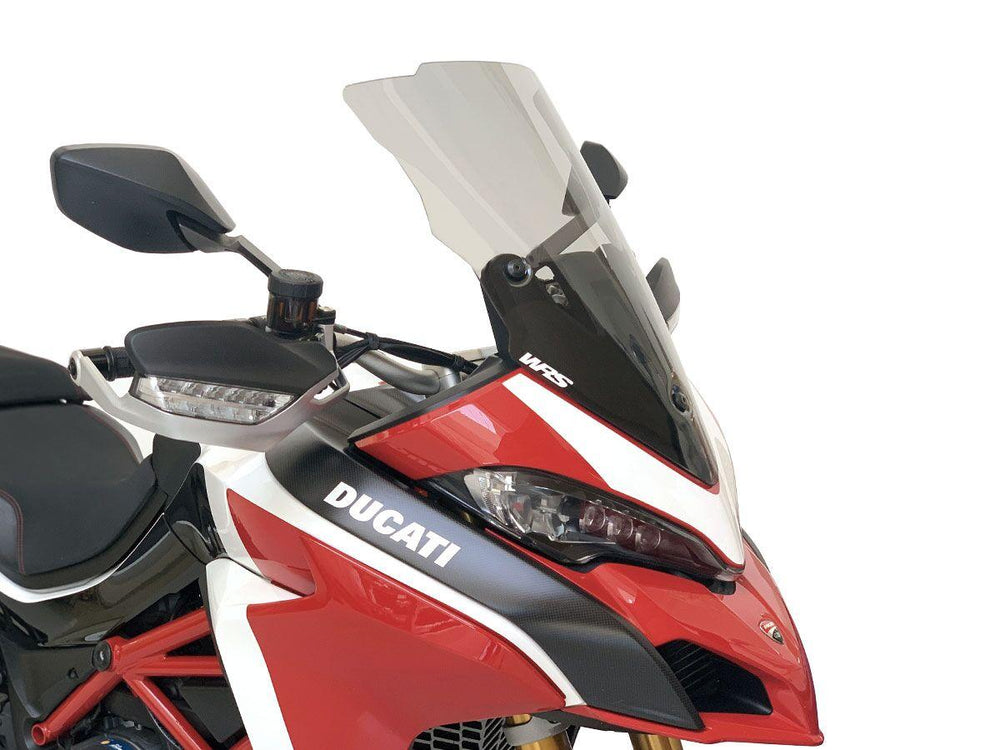 WRS Windscreen For Ducati MultiStrada 1200 ABS 2015-2017 50 cm (19-3/4") - Smoke