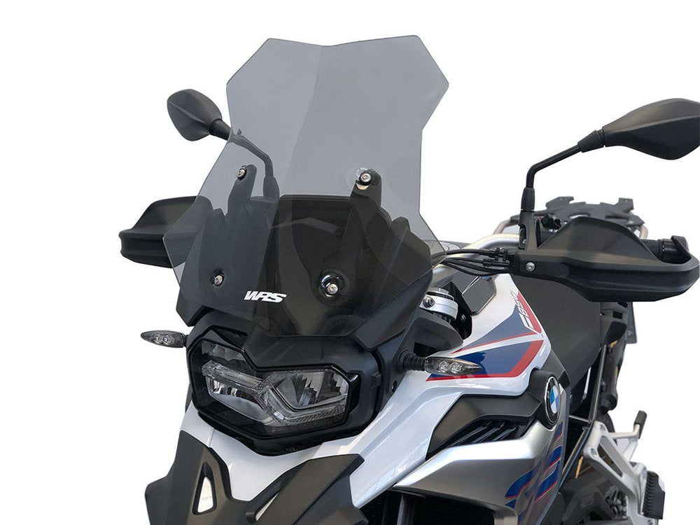 WRS Windscreen For BMW F 750 GS ABS 2018-2023 44 cm (17-3/8") - Smoke