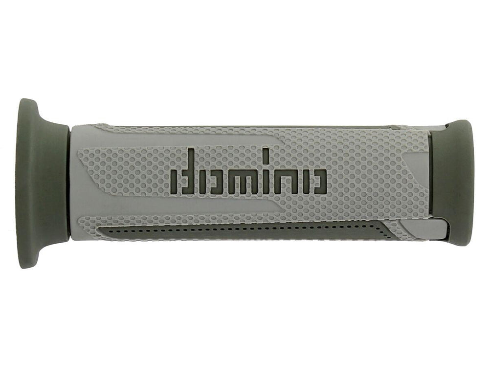 Domino A350 Road Touring Grips - Grey/Green