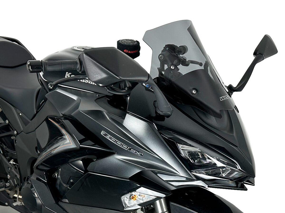 WRS Windscreen For Kawasaki Ninja 1000 SX ABS 2020-2023 32 cm (12-1/2") - Dark Smoke