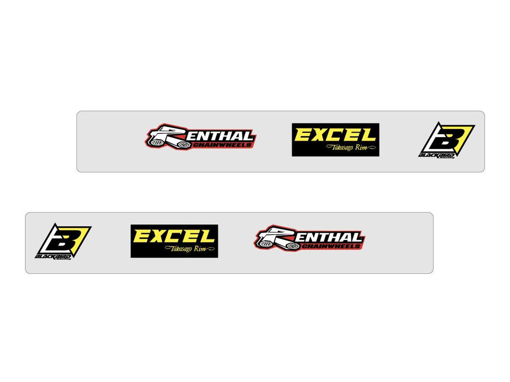 Blackbird Swingarm Stickers For KTM EXC125 1998-2007 - Multi