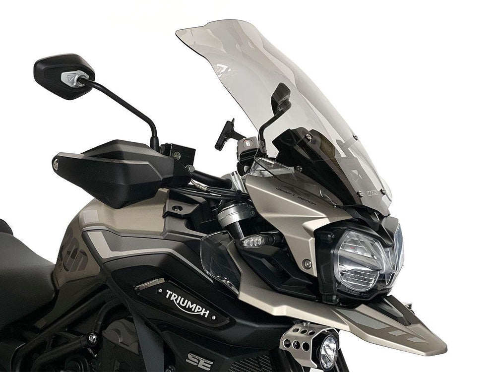 WRS Windscreen For Triumph Tiger Explorer XCA ABS 2016-2020 59 cm (23-1/4") - Smoke