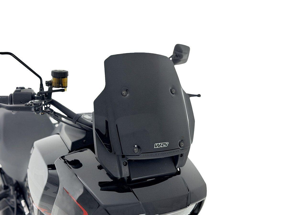 WRS Windscreen Sport HD Pan America For Harley Davidson RA 1250 ABS 2021-2024 Glossy Black