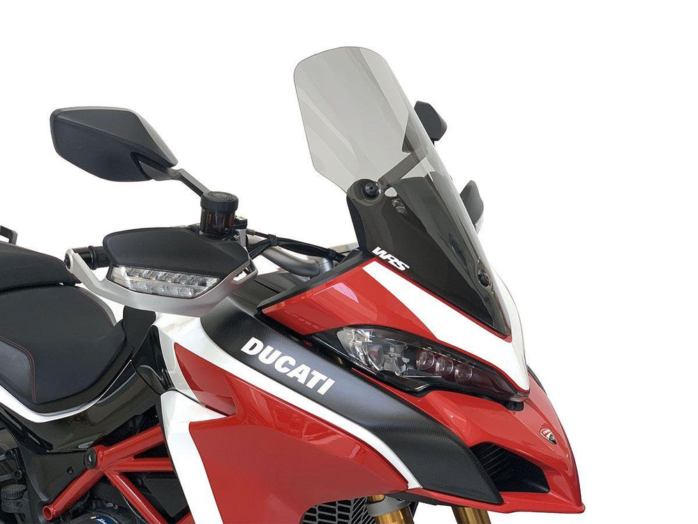 WRS Windscreen For Ducati MultiStrada 1200 ABS 2015-2017 50 cm (19-3/4") - Smoke