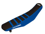 Blackbird Zebra Seat Cover For Yamaha WRF250 2007-2014 - Black/Blue