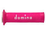 Domino A010 Grips - Fuchsia/White