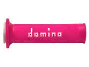 Domino A010 Grips - Fuchsia/White